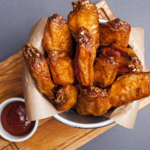 5 bbq wings
