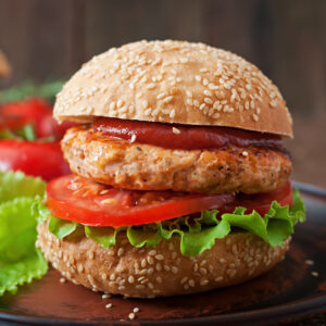 chicken fillet burger