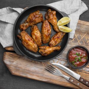 5 grill wings